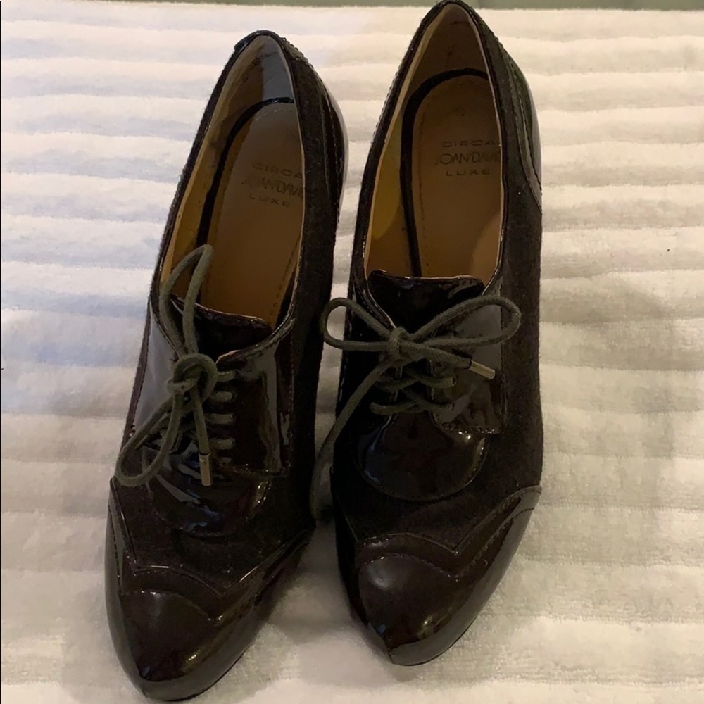 CIRCA JOAN&DAVID LUXE Heels. Leather&Material. 7.5​​​​​​​​​​​​​​​​​​​​​ - Picture 3 of 10